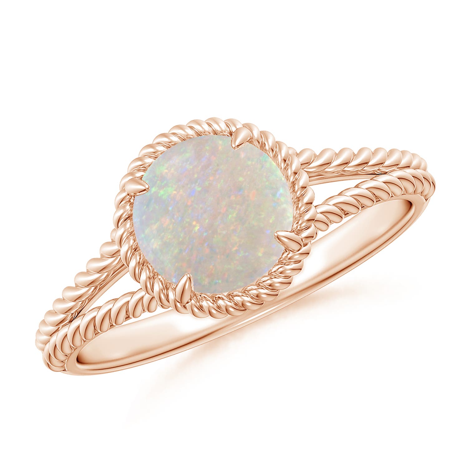 AA - Opal / 0.75 CT / 14 KT Rose Gold