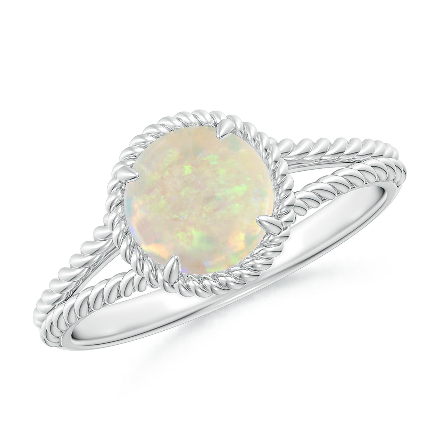 AAA - Opal / 0.75 CT / 14 KT White Gold