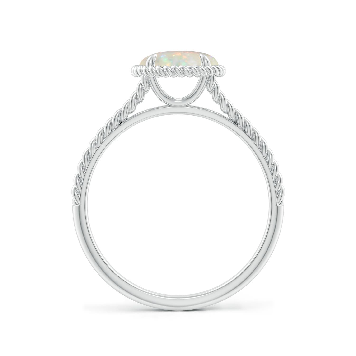 AAA - Opal / 0.75 CT / 14 KT White Gold