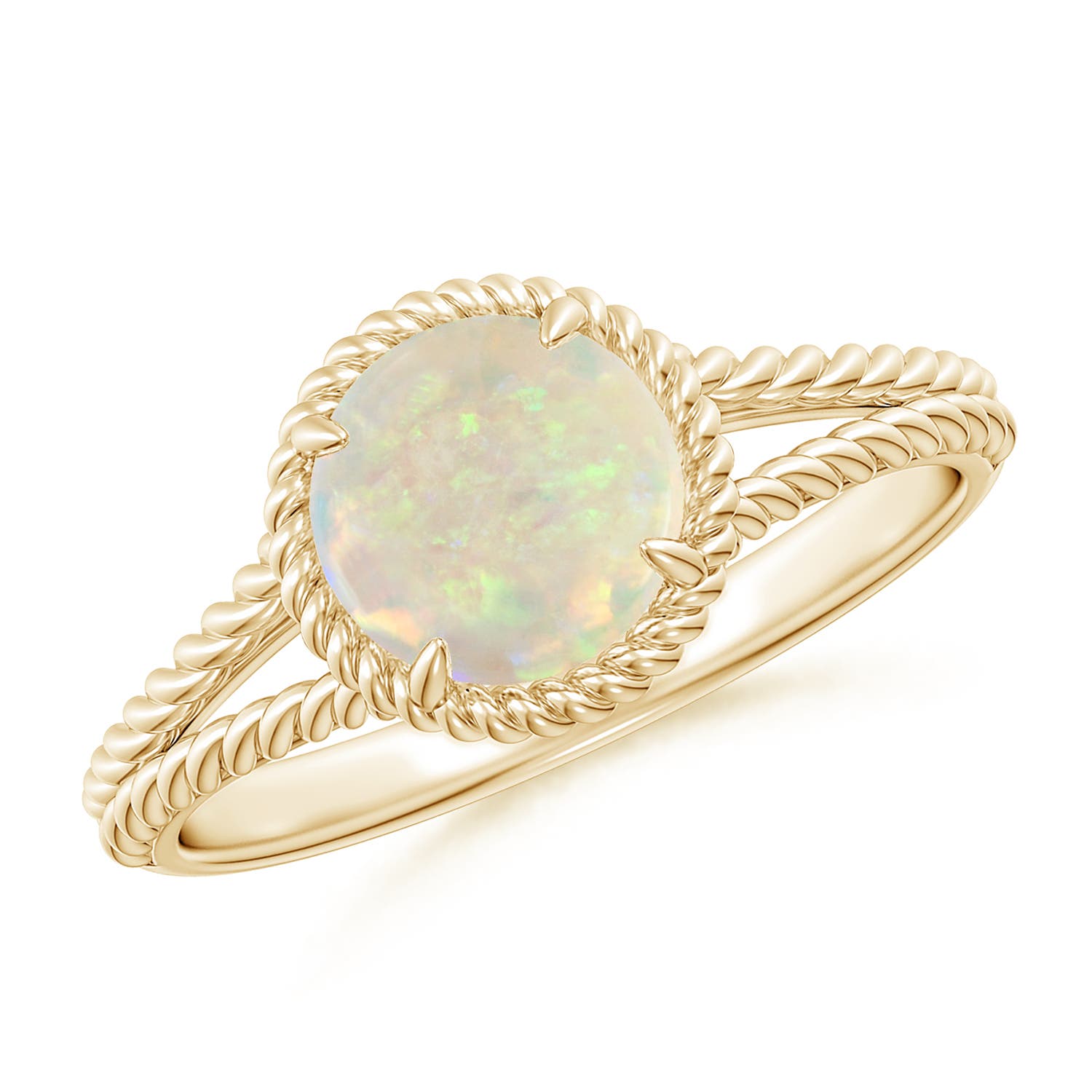 AAA - Opal / 0.75 CT / 14 KT Yellow Gold