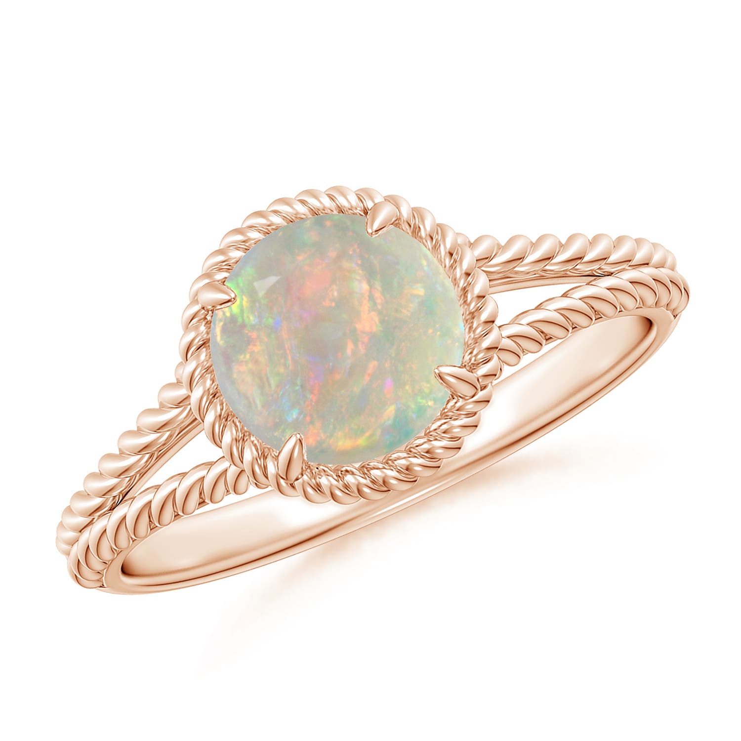 AAAA - Opal / 0.75 CT / 14 KT Rose Gold