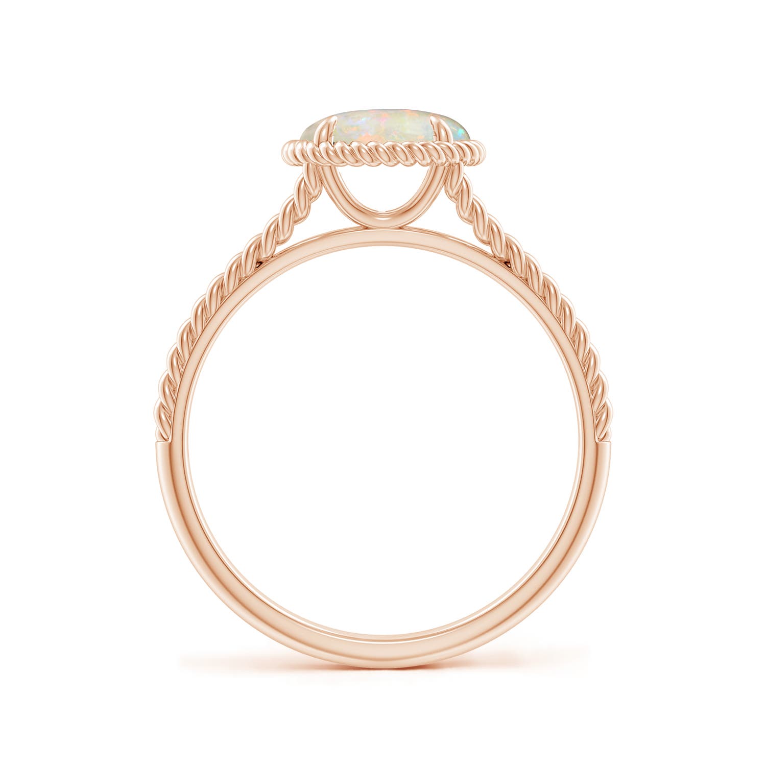 AAAA - Opal / 0.75 CT / 14 KT Rose Gold