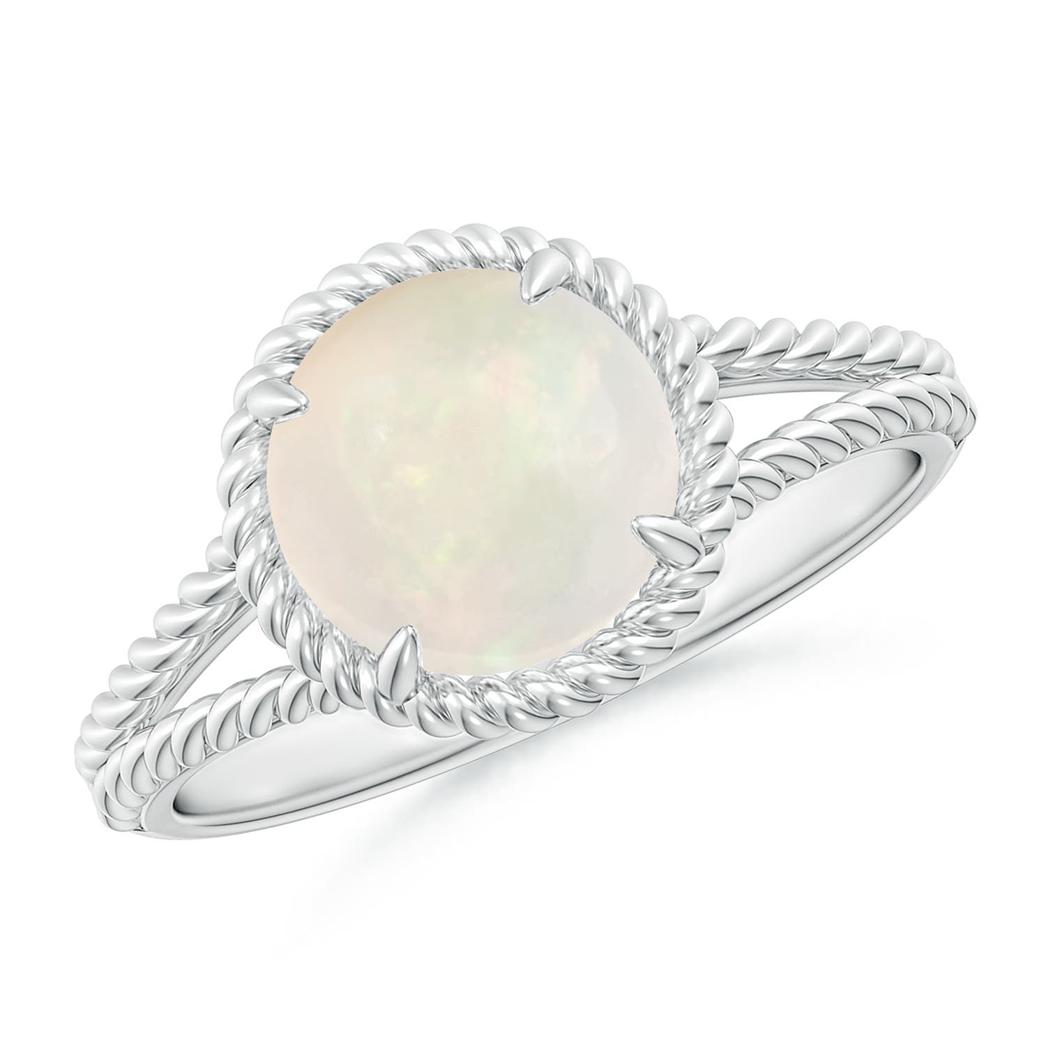 A - Opal / 1.15 CT / 14 KT White Gold