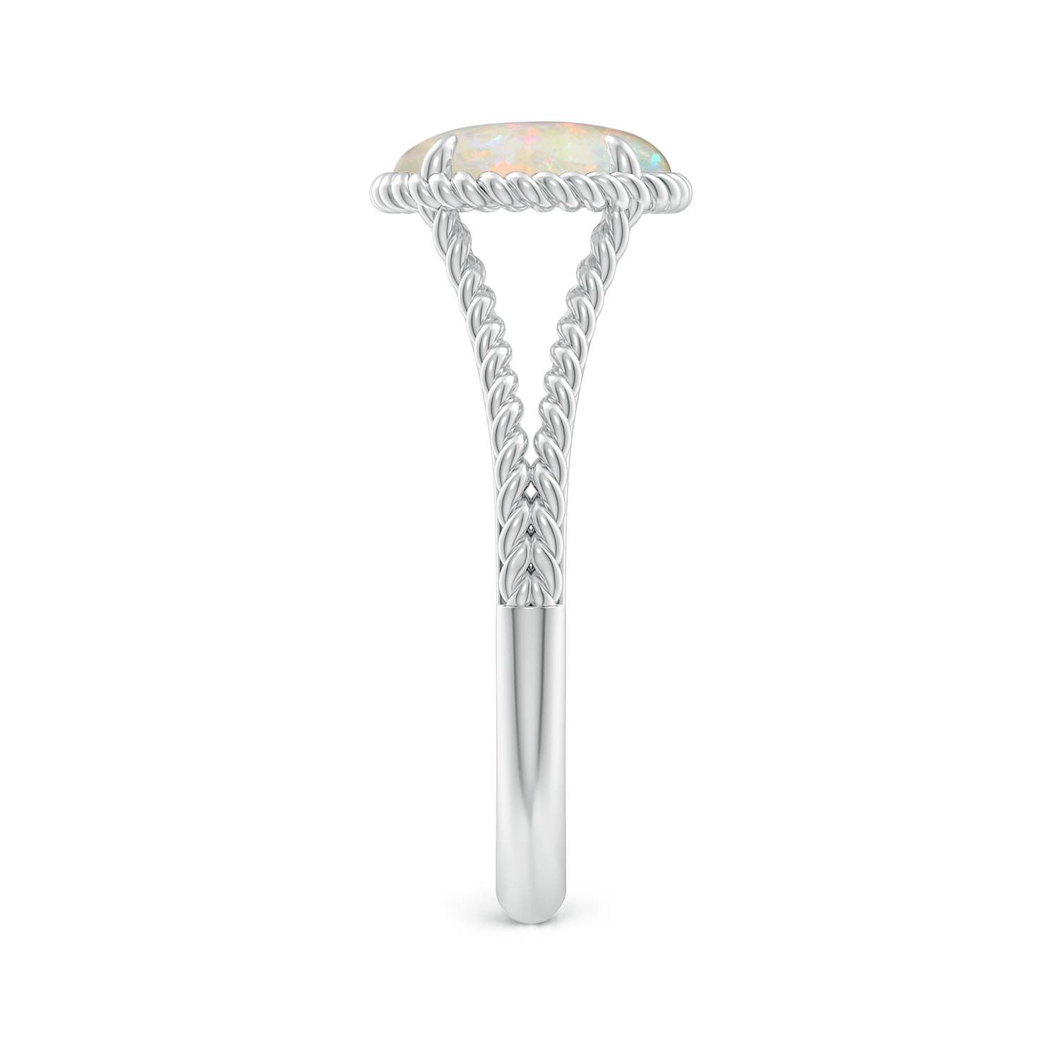 AAAA - Opal / 1.15 CT / 14 KT White Gold