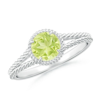 Round A Peridot