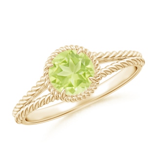 Round A Peridot