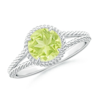 Round A Peridot
