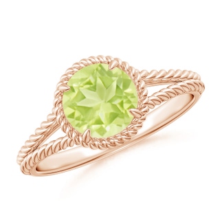 Round A Peridot