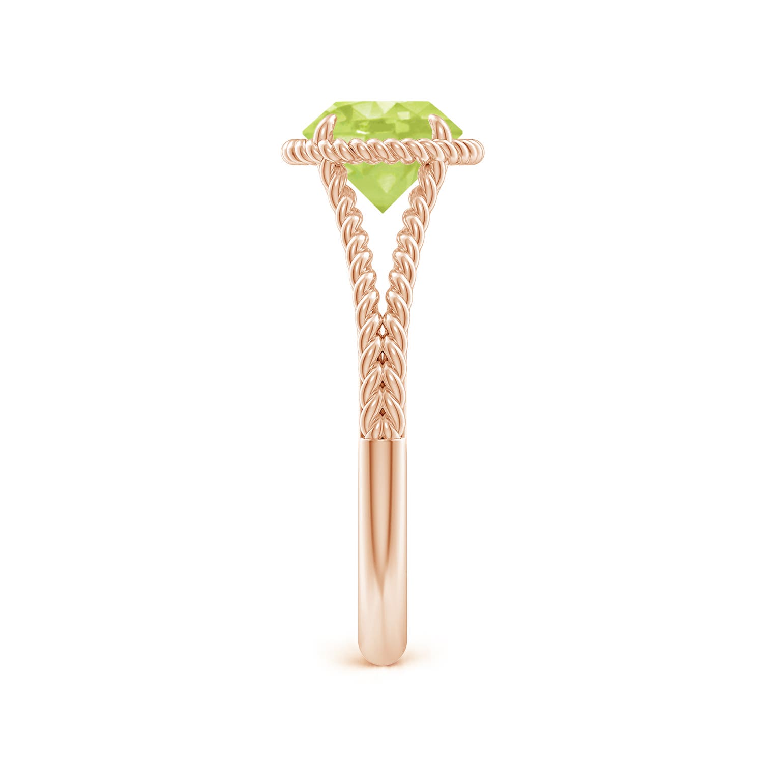 A - Peridot / 1.4 CT / 14 KT Rose Gold