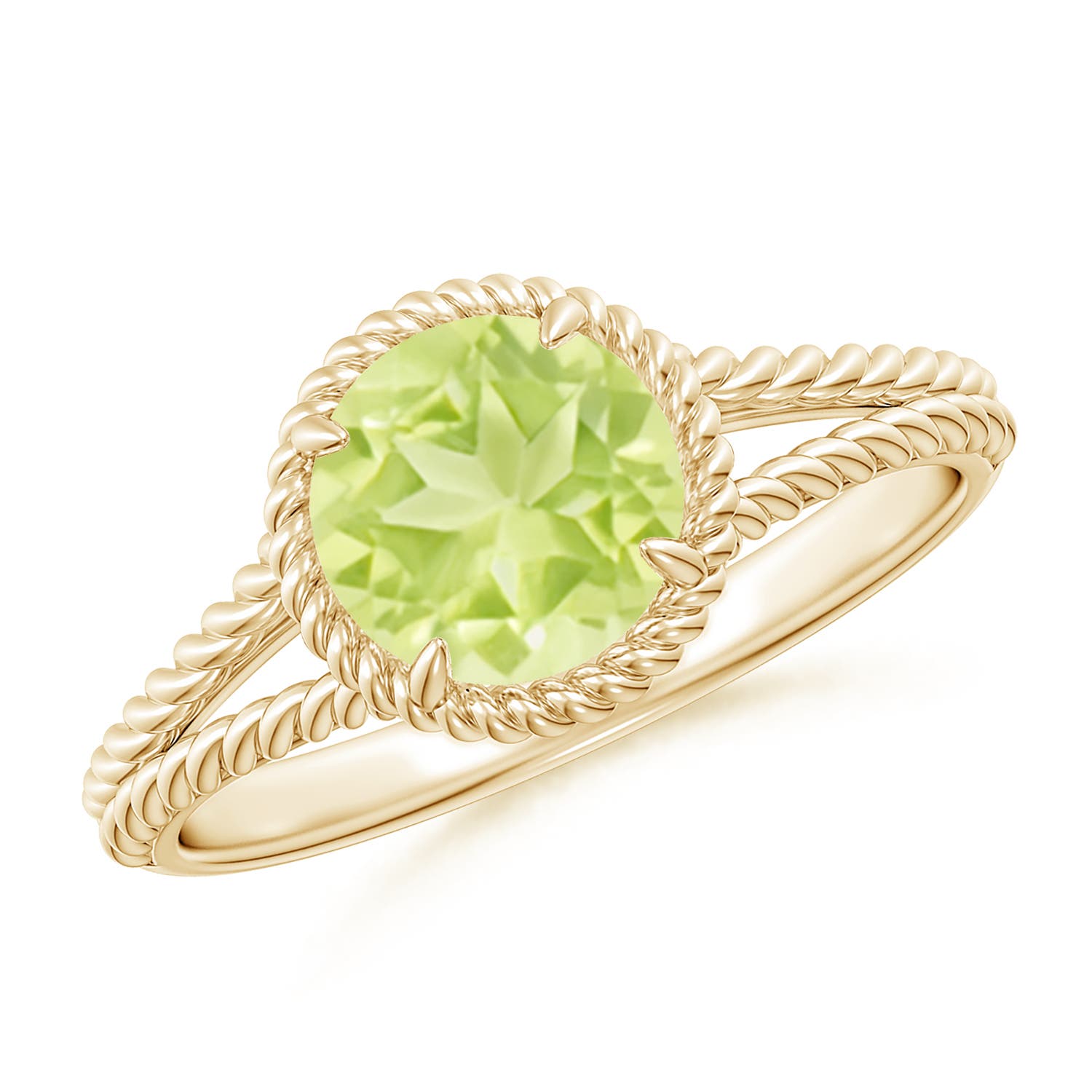 A - Peridot / 1.4 CT / 14 KT Yellow Gold