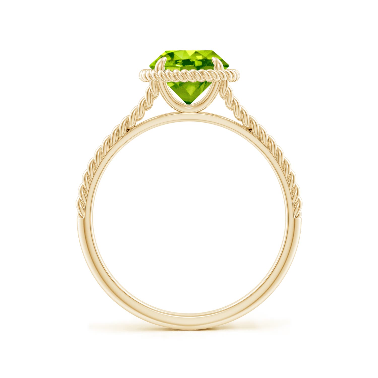 AAA - Peridot / 1.4 CT / 14 KT Yellow Gold