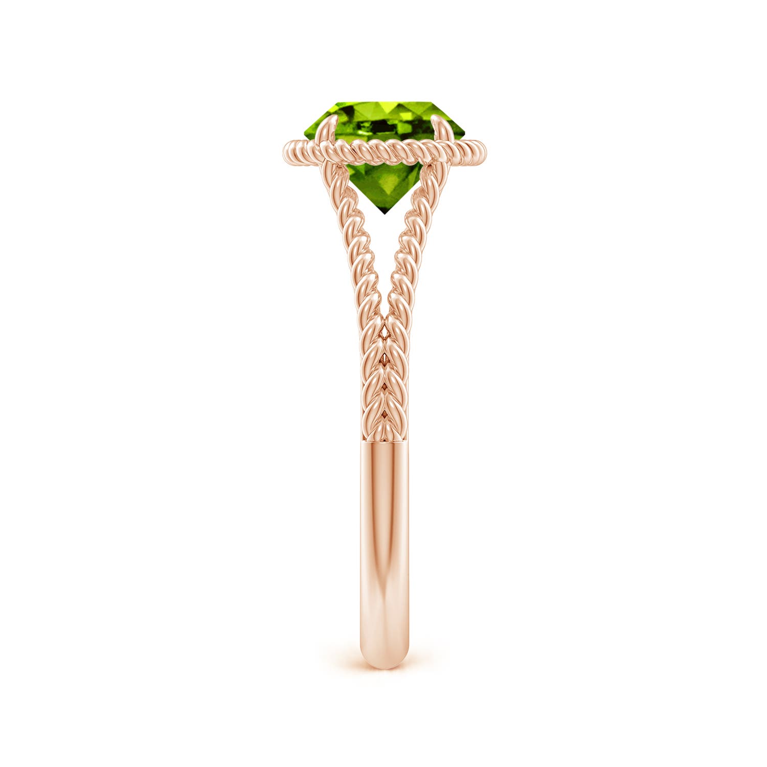 AAAA - Peridot / 1.4 CT / 14 KT Rose Gold