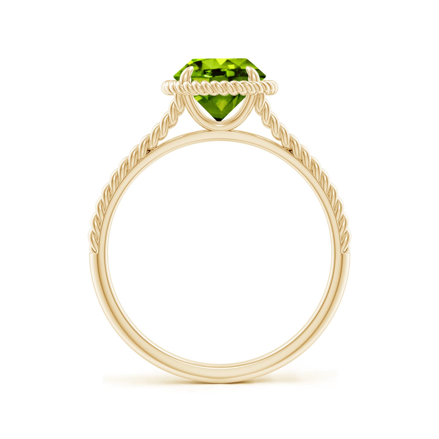 AAAA - Peridot / 1.4 CT / 14 KT Yellow Gold