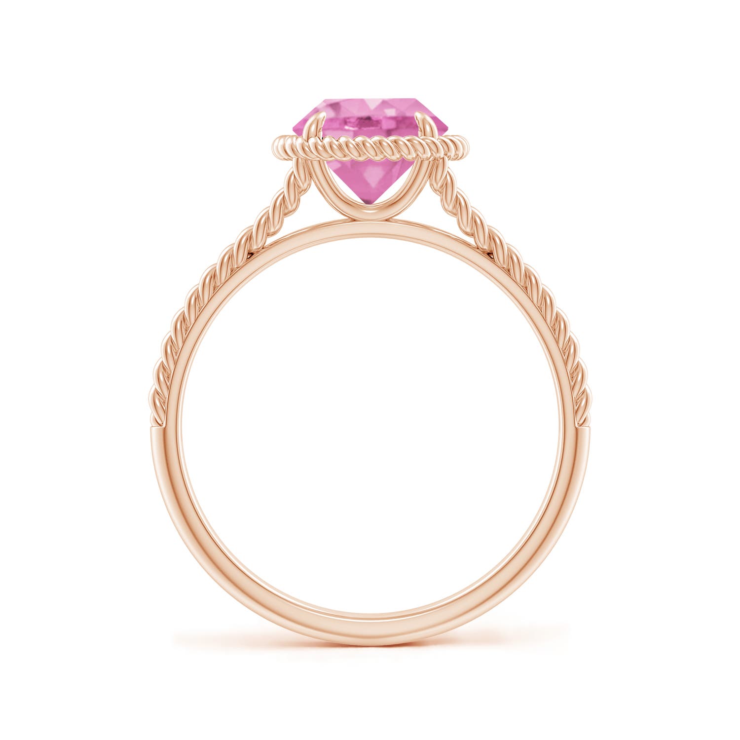 A - Pink Sapphire / 1.6 CT / 14 KT Rose Gold