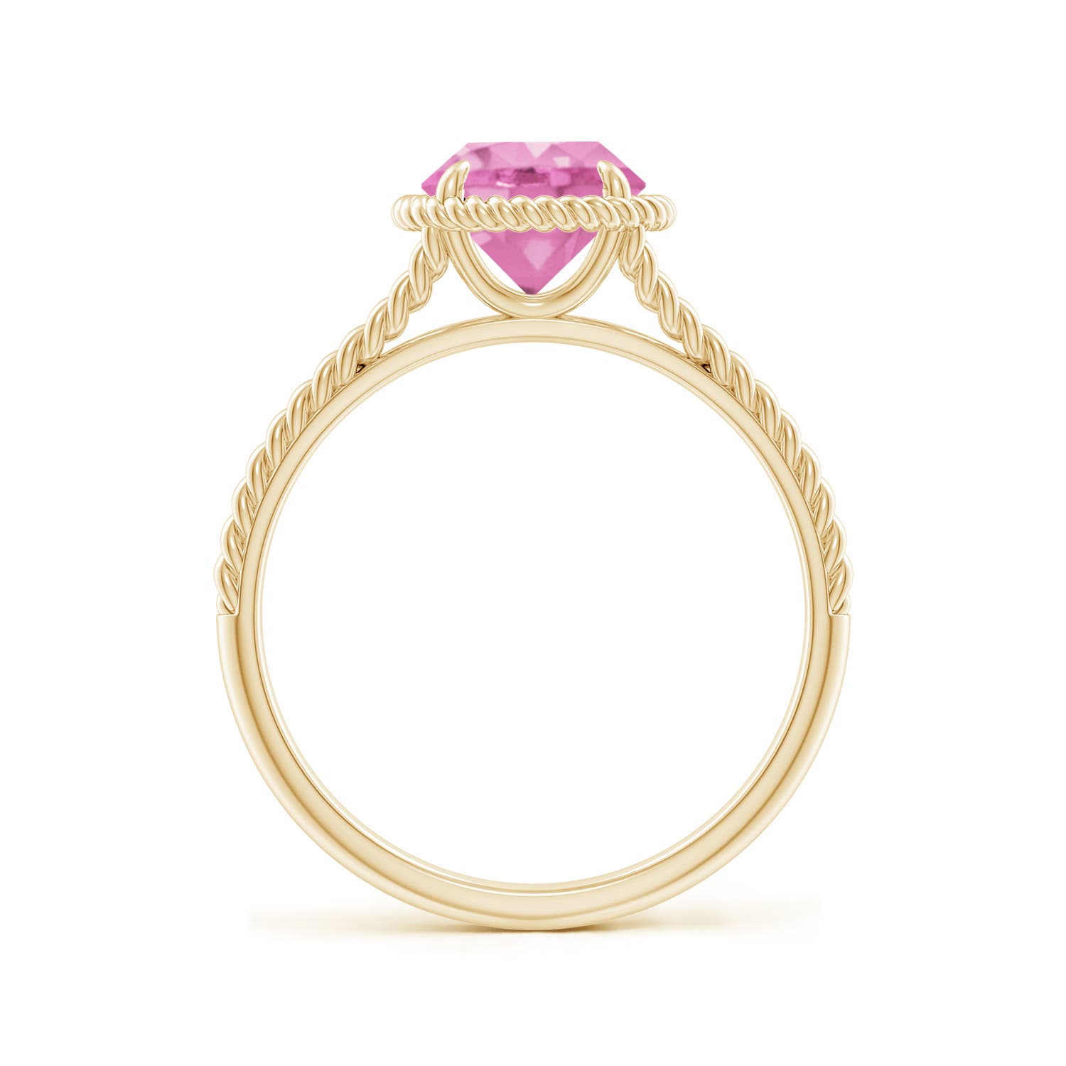 A - Pink Sapphire / 1.6 CT / 14 KT Yellow Gold