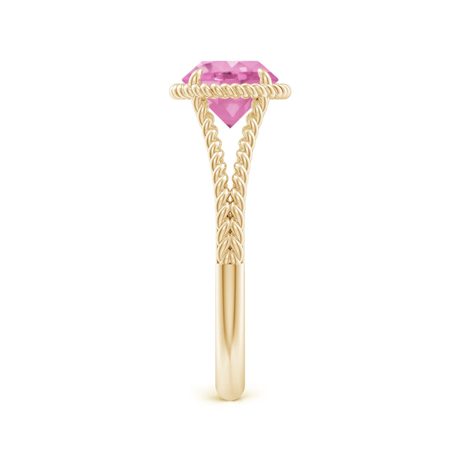 A - Pink Sapphire / 1.6 CT / 14 KT Yellow Gold