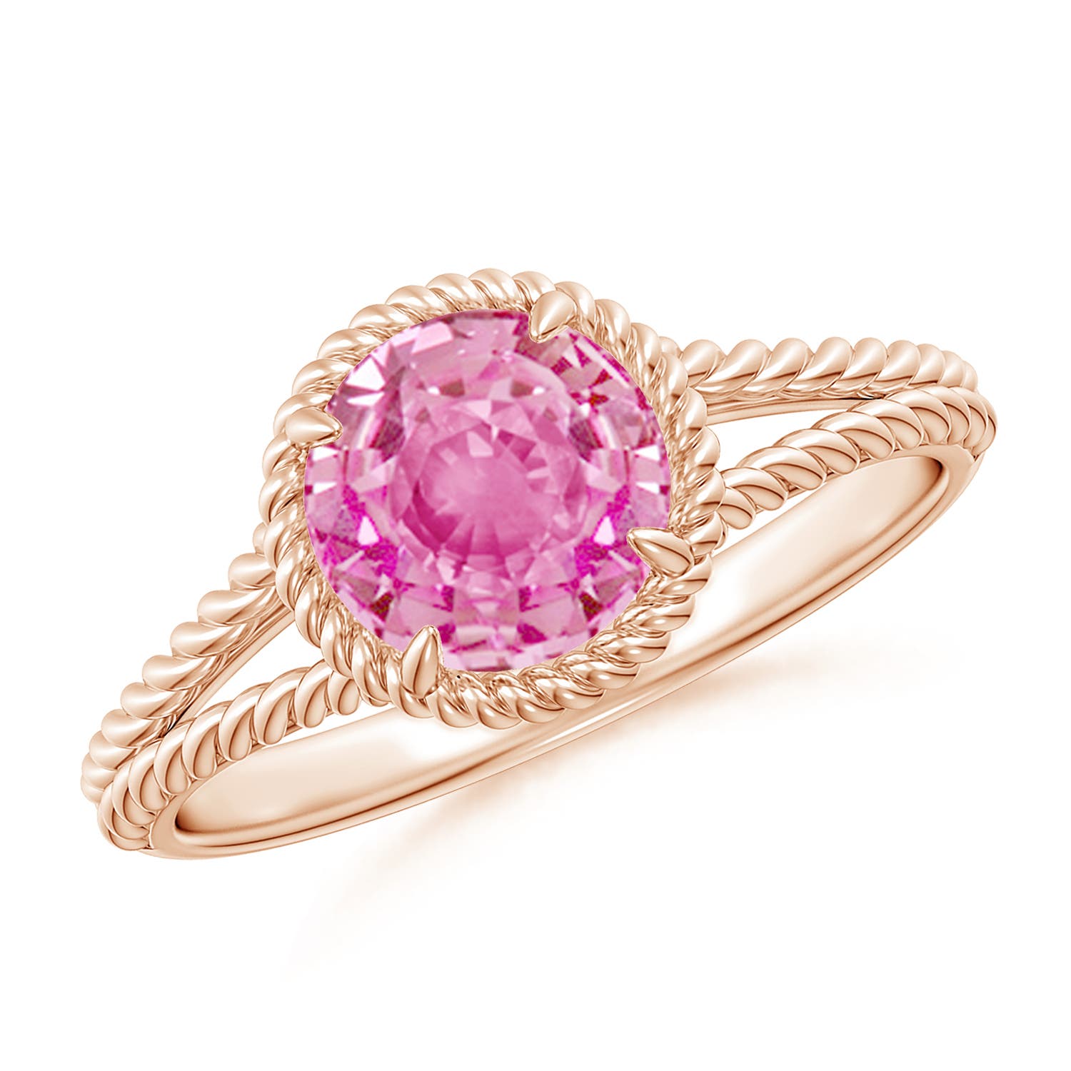 AA - Pink Sapphire / 1.6 CT / 14 KT Rose Gold