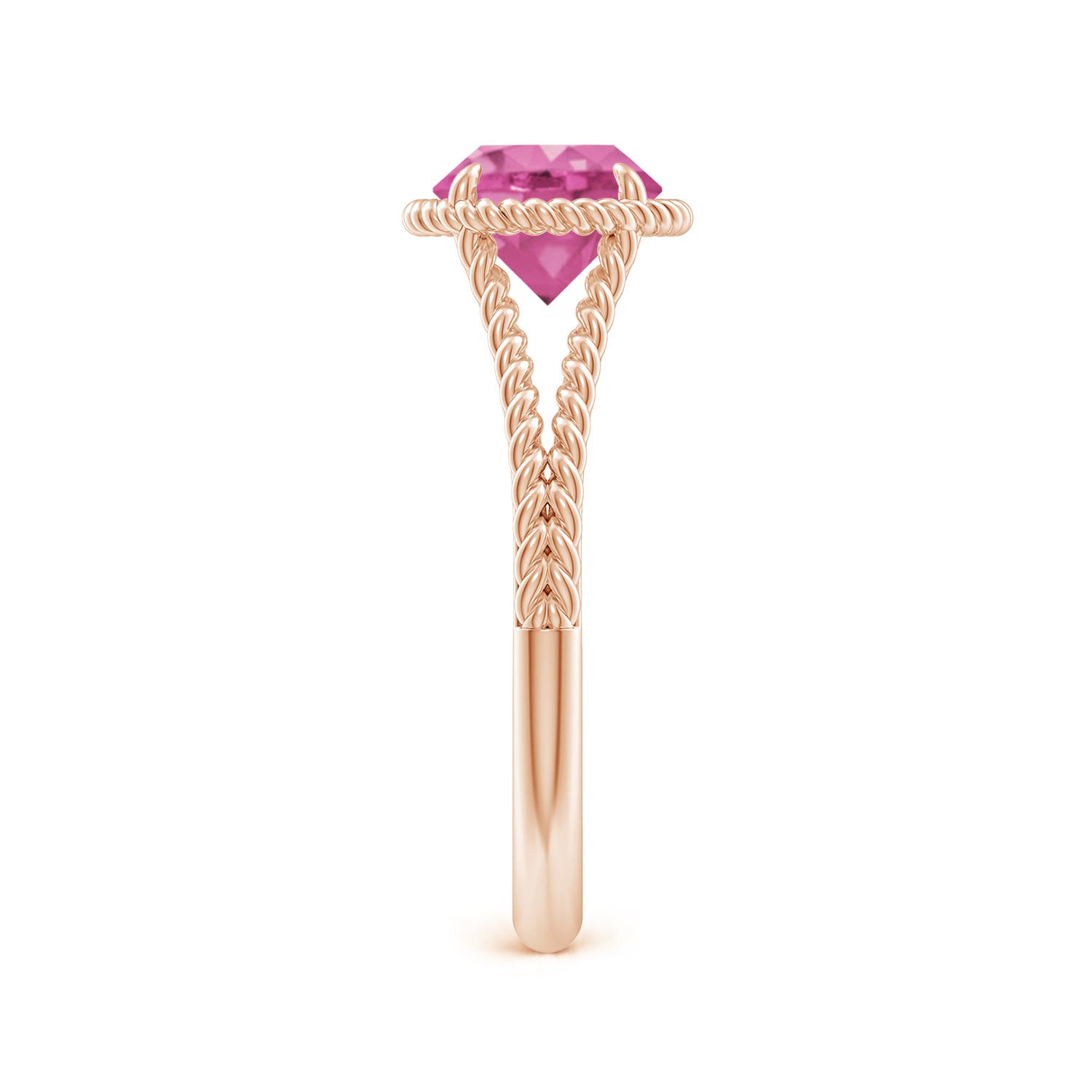 AAA - Pink Sapphire / 1.6 CT / 14 KT Rose Gold