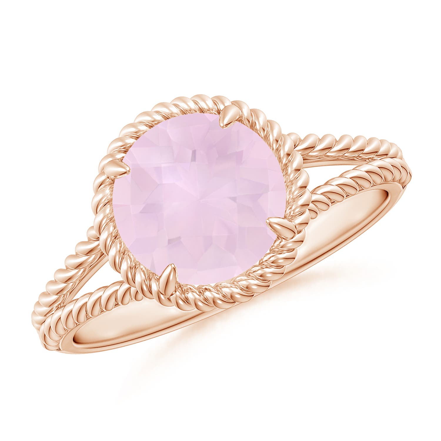 AA - Rose Quartz / 1.7 CT / 14 KT Rose Gold