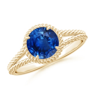 Round AAA Blue Sapphire