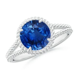 Round AAA Blue Sapphire