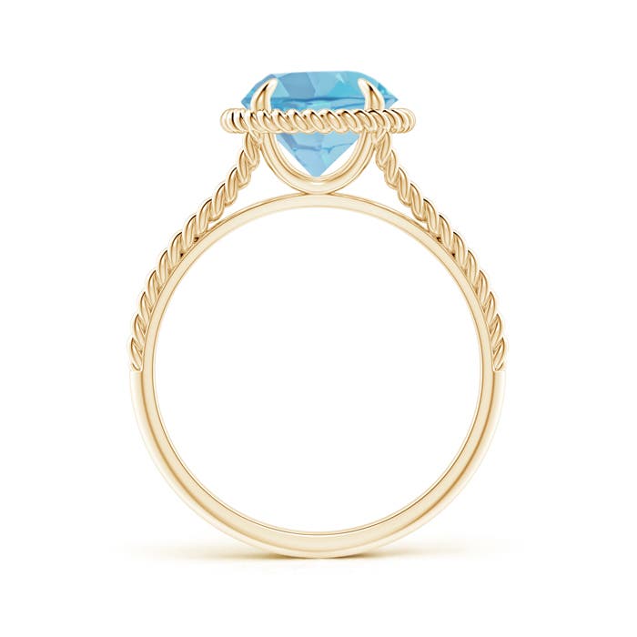 A - Swiss Blue Topaz / 2.35 CT / 14 KT Yellow Gold