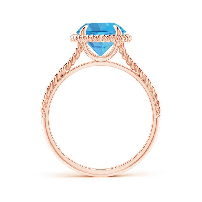 AA - Swiss Blue Topaz / 2.35 CT / 14 KT Rose Gold