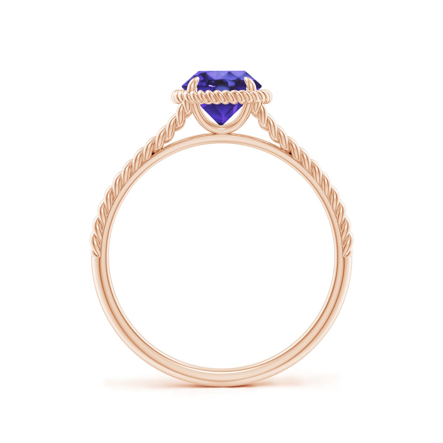 AA - Tanzanite / 0.9 CT / 14 KT Rose Gold