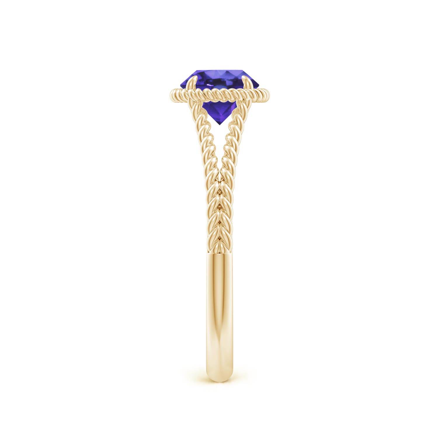 AA - Tanzanite / 0.9 CT / 14 KT Yellow Gold