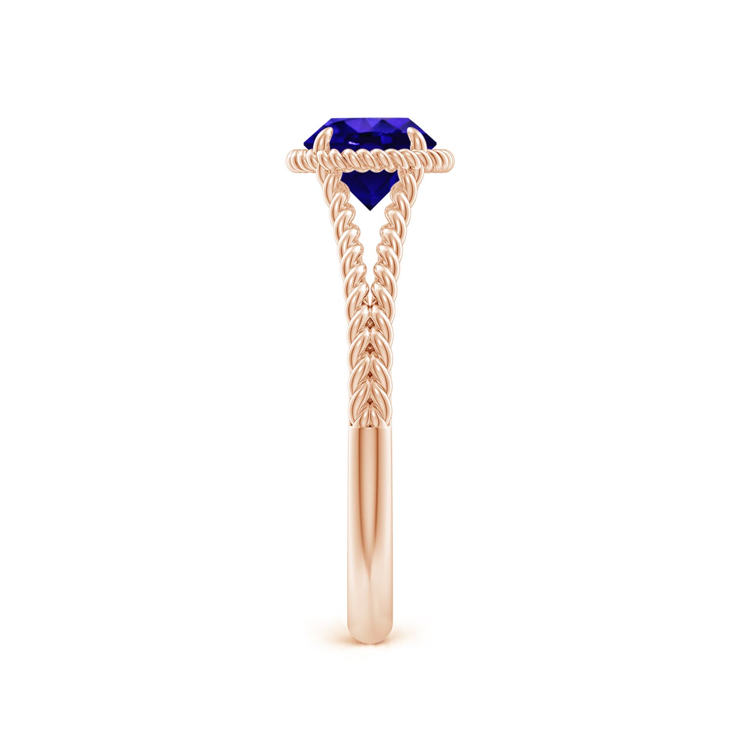 AAAA - Tanzanite / 0.9 CT / 14 KT Rose Gold