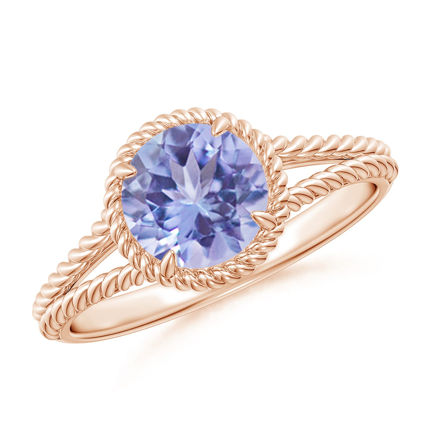 A - Tanzanite / 1.45 CT / 14 KT Rose Gold