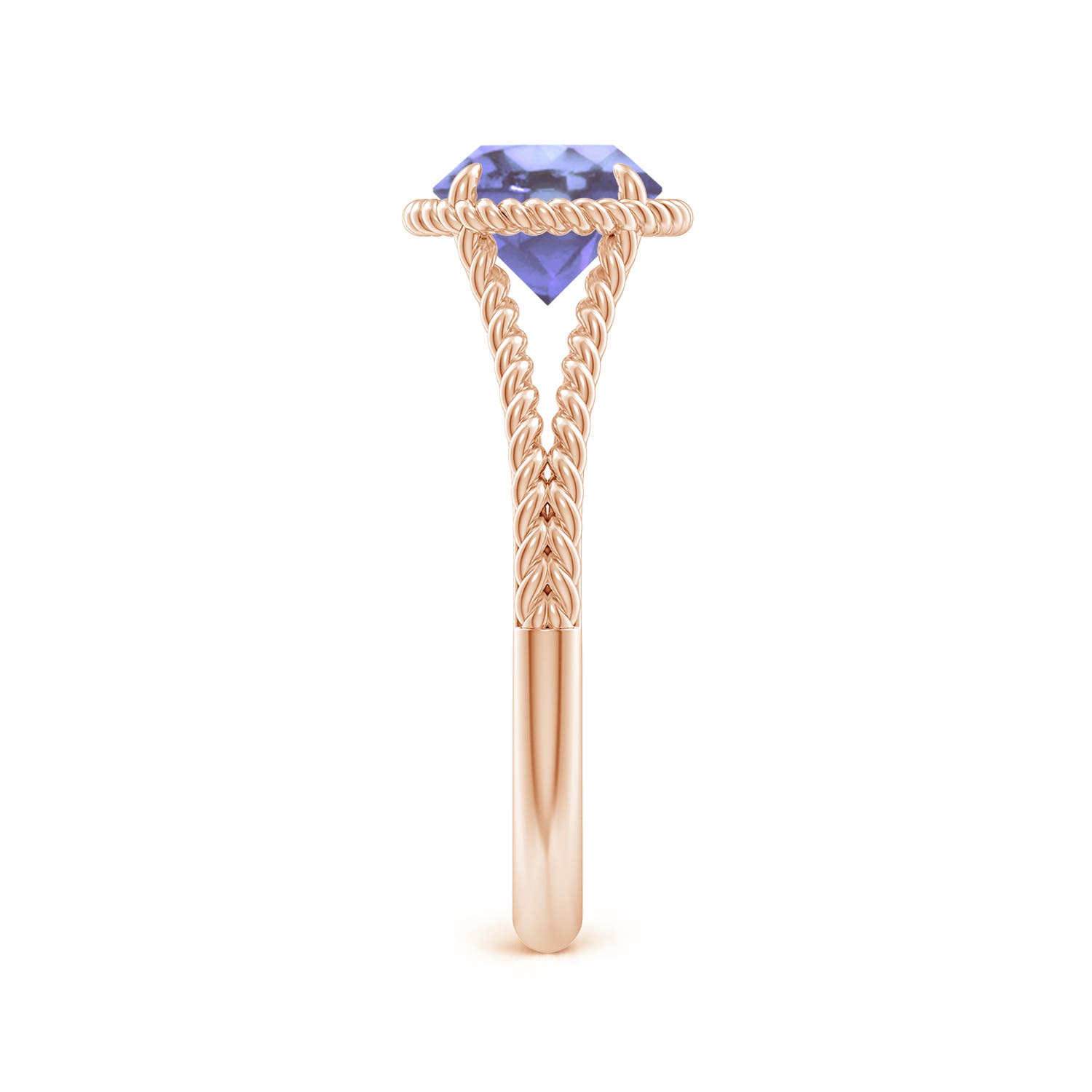 A - Tanzanite / 1.45 CT / 14 KT Rose Gold