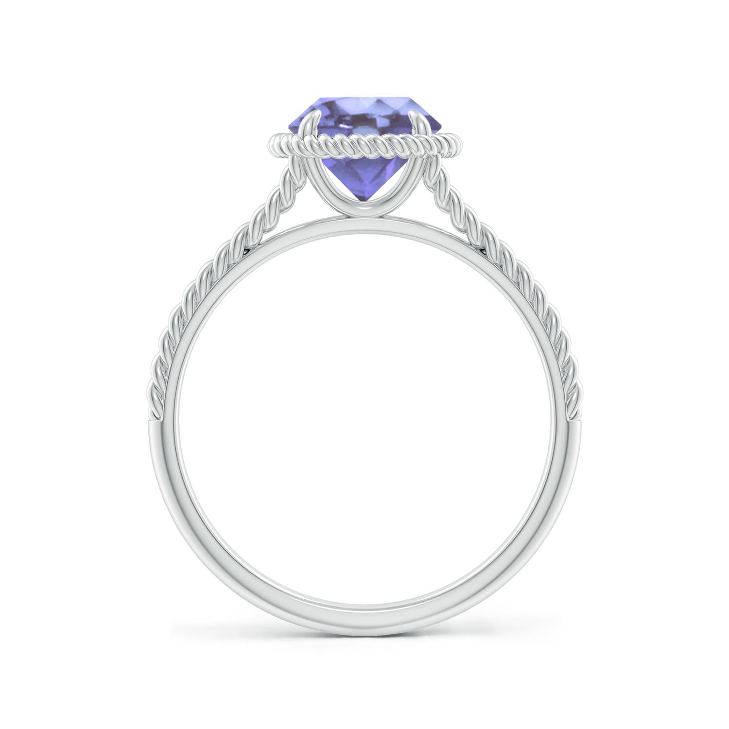 A - Tanzanite / 1.45 CT / 14 KT White Gold