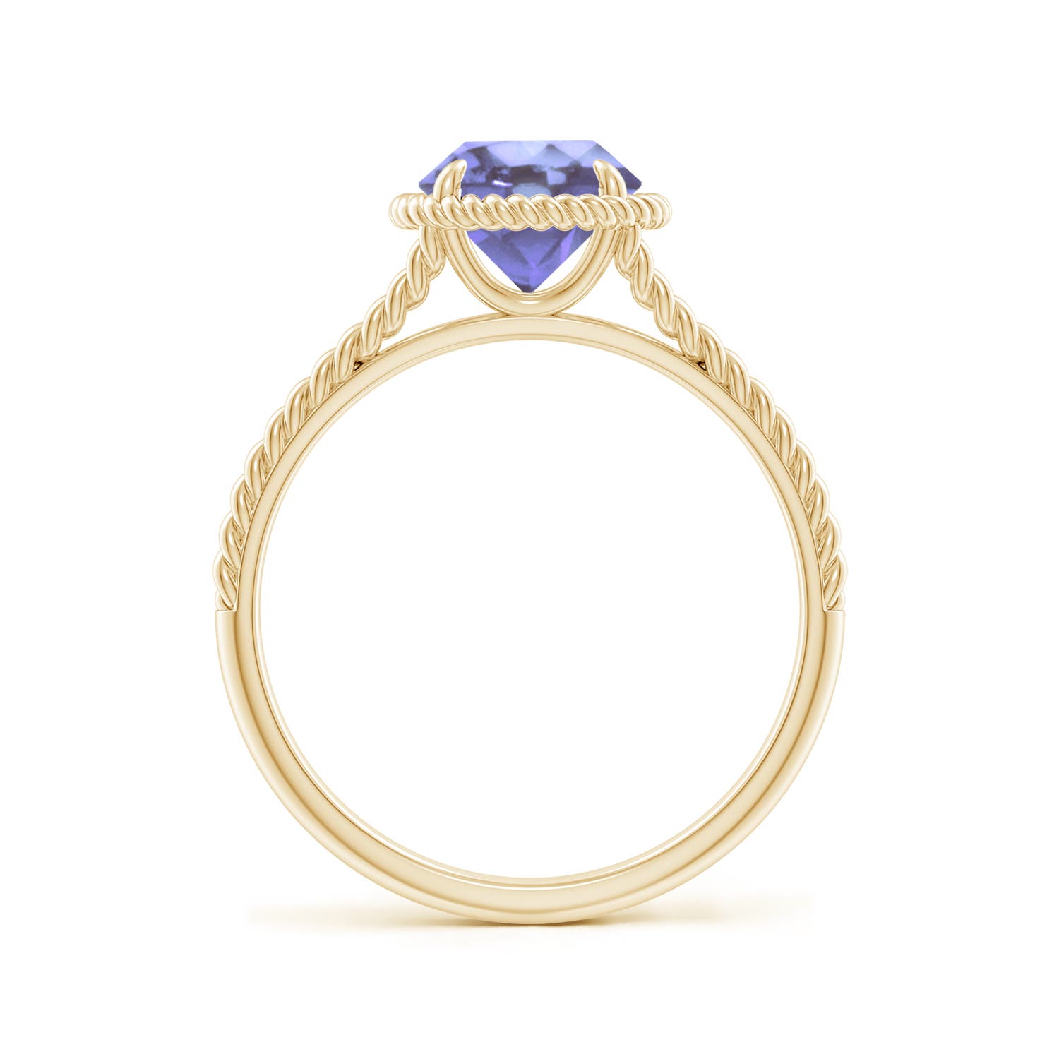 A - Tanzanite / 1.45 CT / 14 KT Yellow Gold