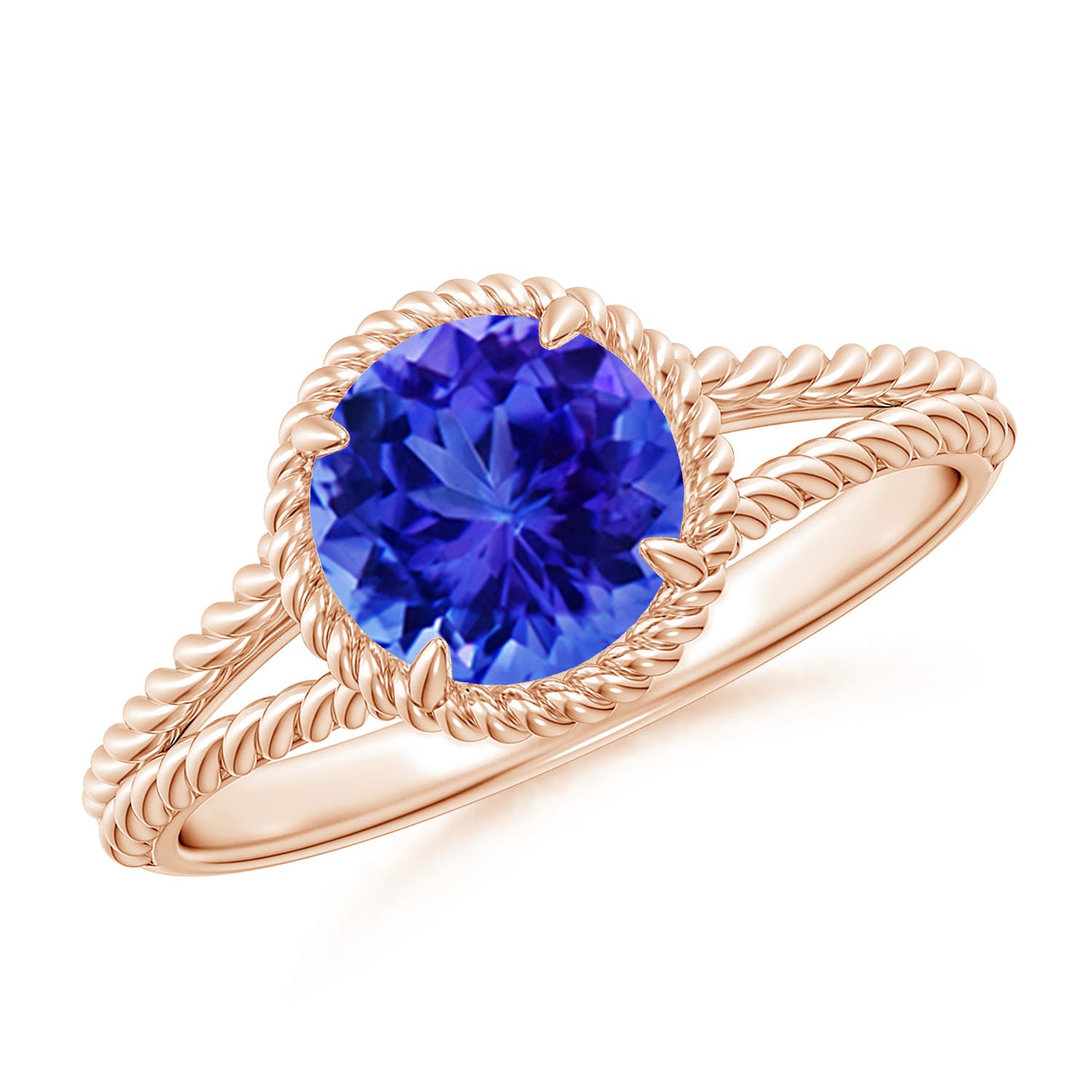 AAA - Tanzanite / 1.45 CT / 14 KT Rose Gold