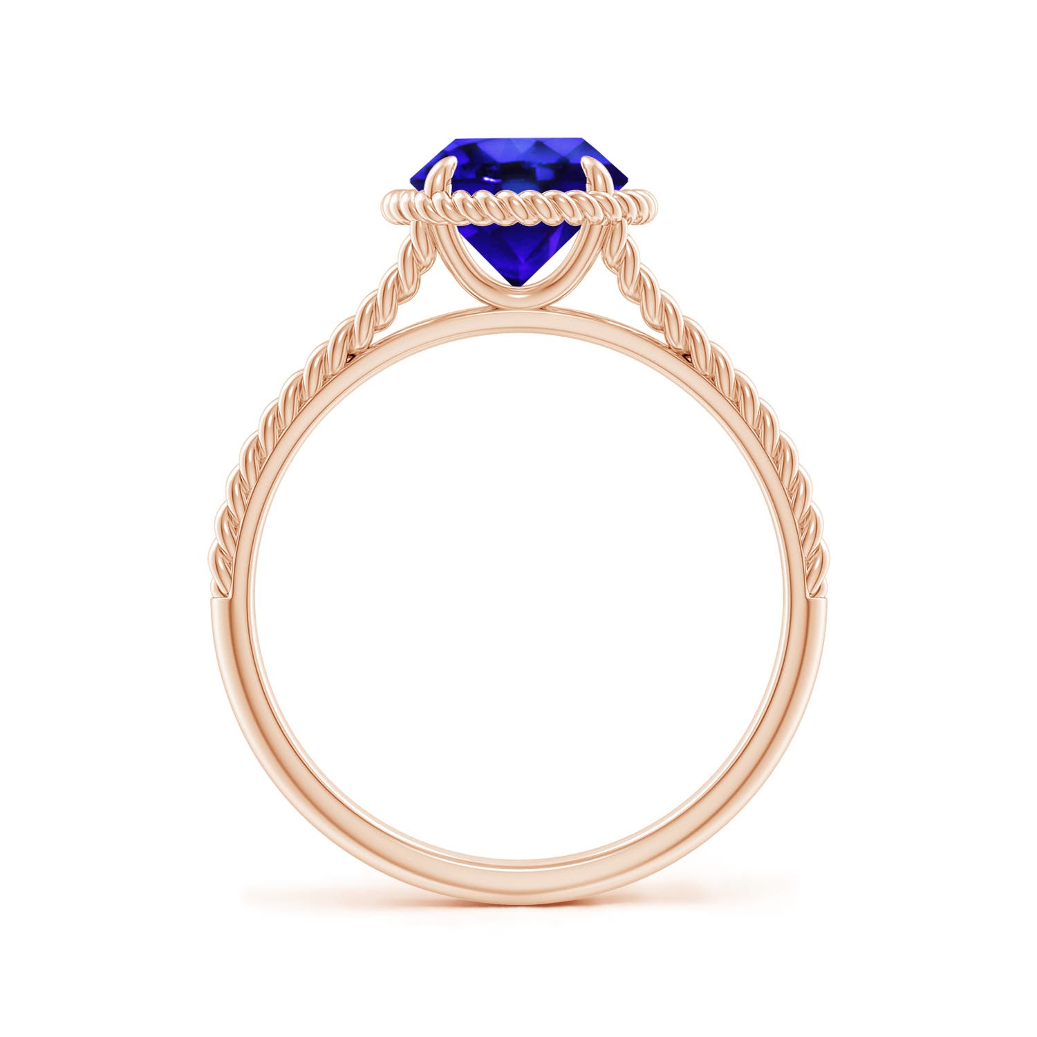 AAA - Tanzanite / 1.45 CT / 14 KT Rose Gold