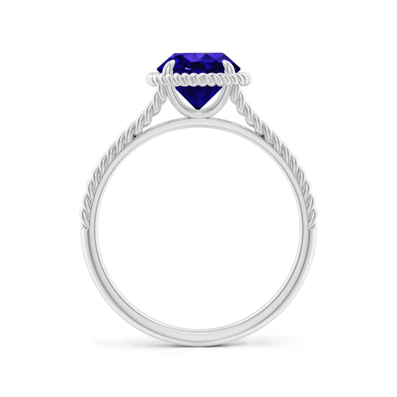 AAAA - Tanzanite / 1.45 CT / 14 KT White Gold