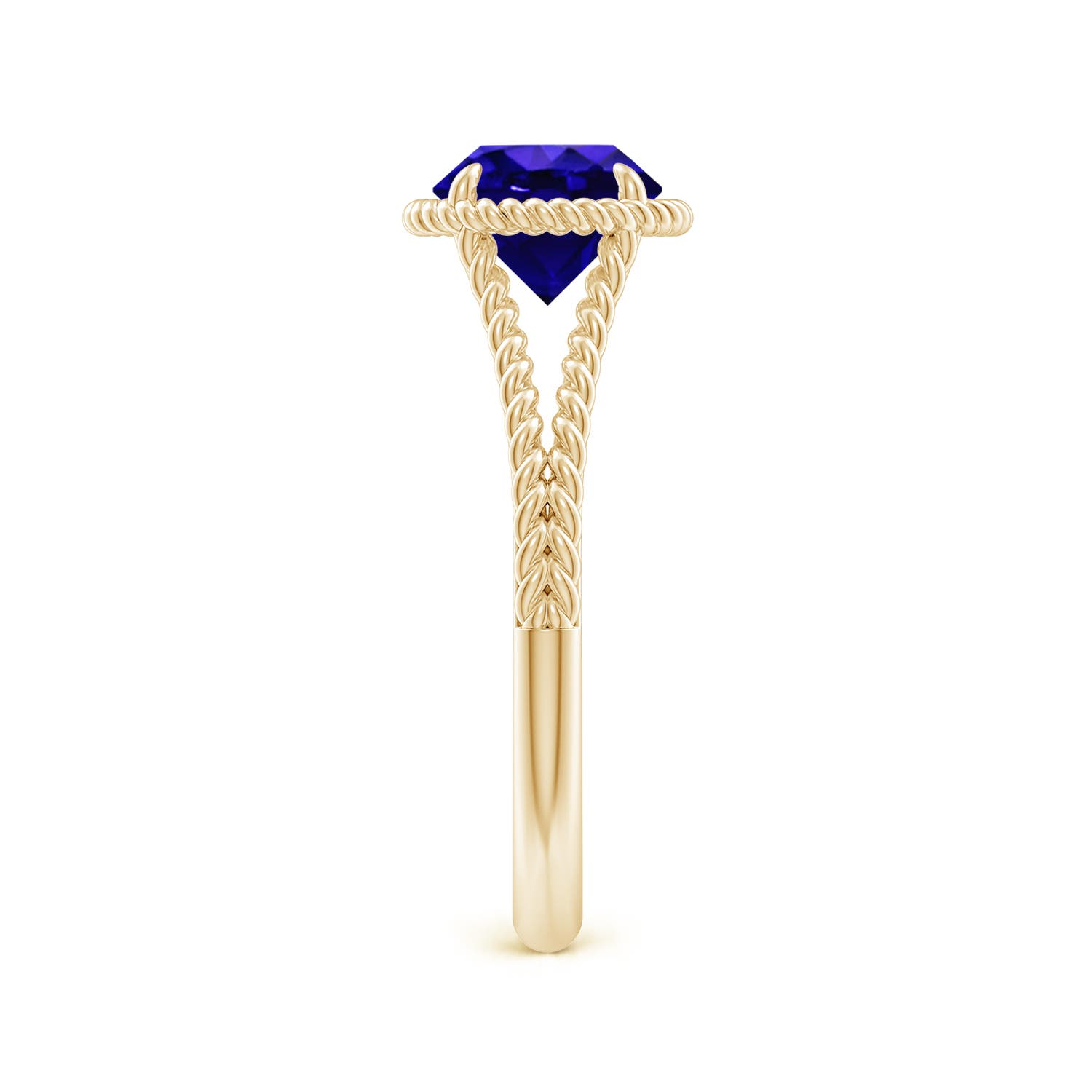 AAAA - Tanzanite / 1.45 CT / 14 KT Yellow Gold