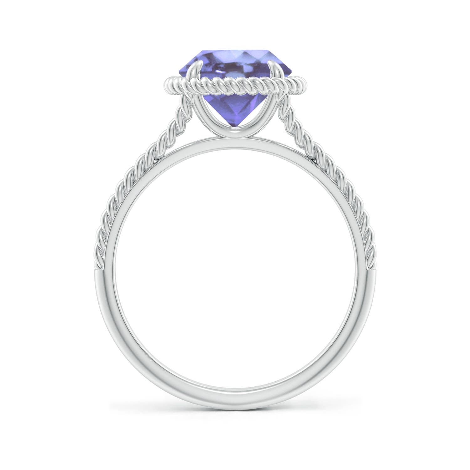 A - Tanzanite / 1.8 CT / 14 KT White Gold