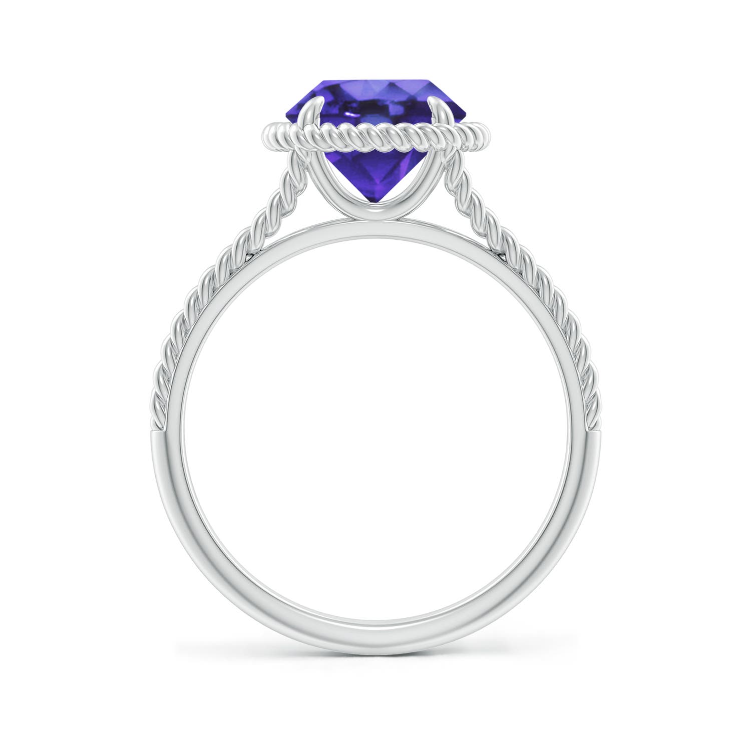 AA - Tanzanite / 1.8 CT / 14 KT White Gold