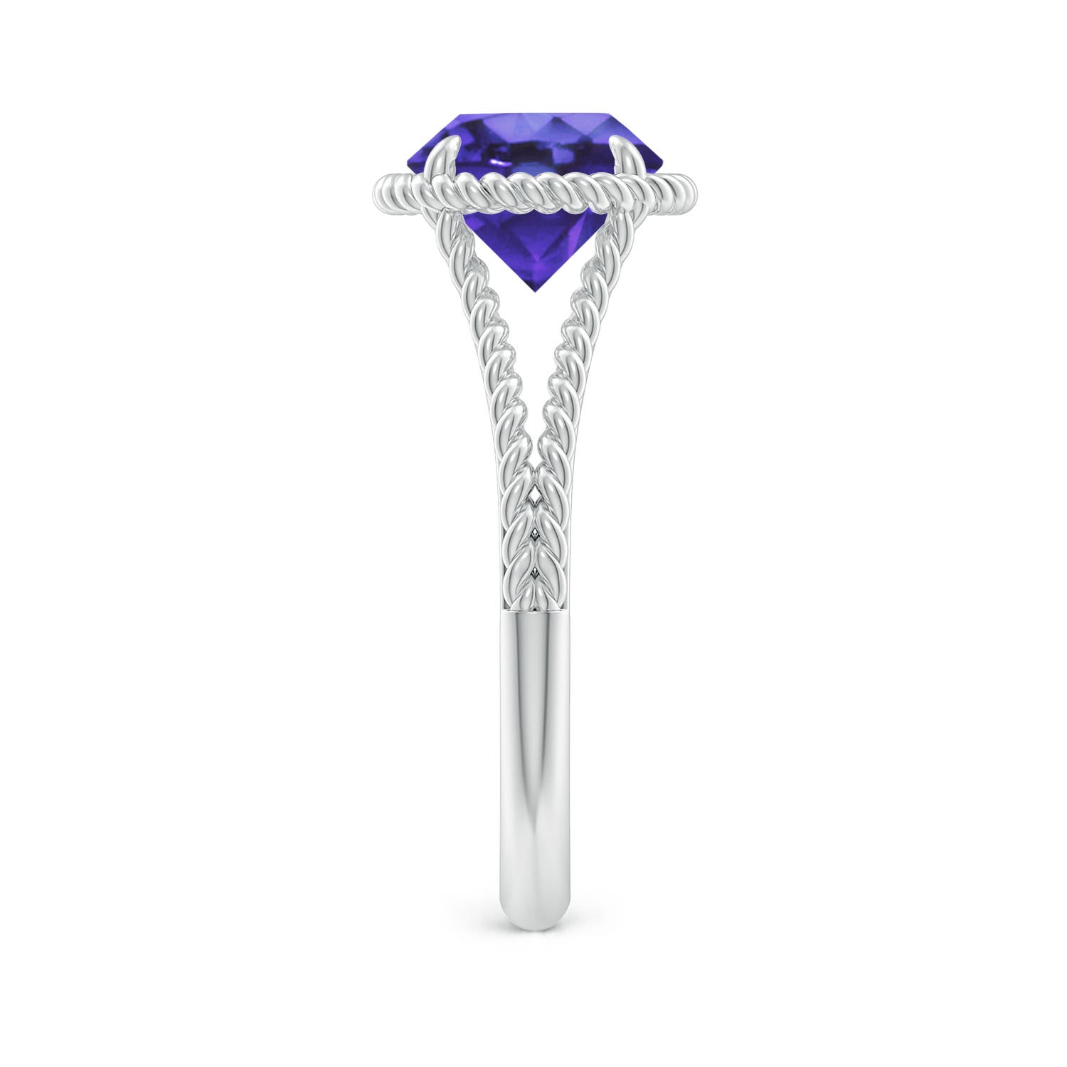 AA - Tanzanite / 1.8 CT / 14 KT White Gold