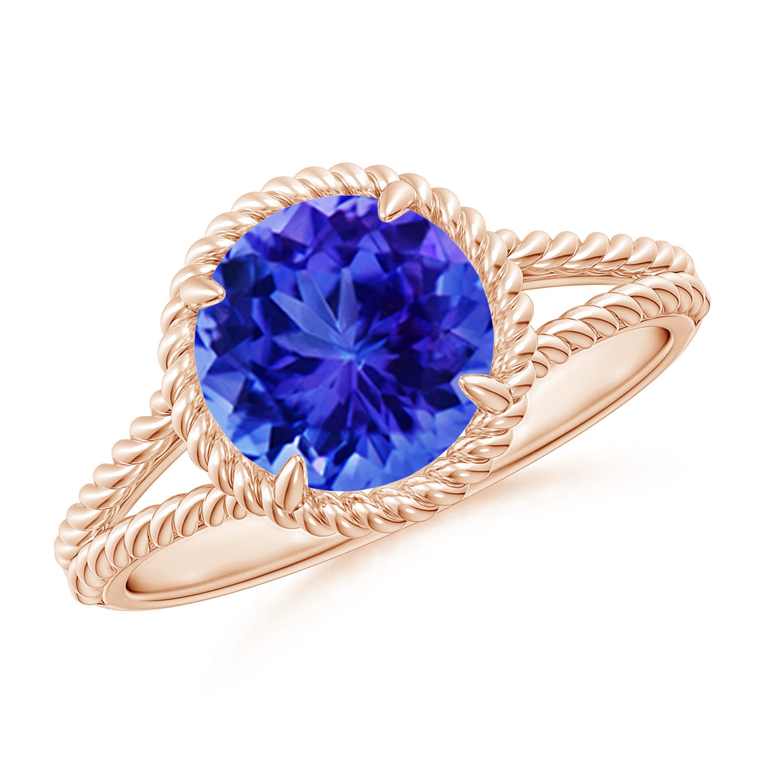 AAA - Tanzanite / 1.8 CT / 14 KT Rose Gold