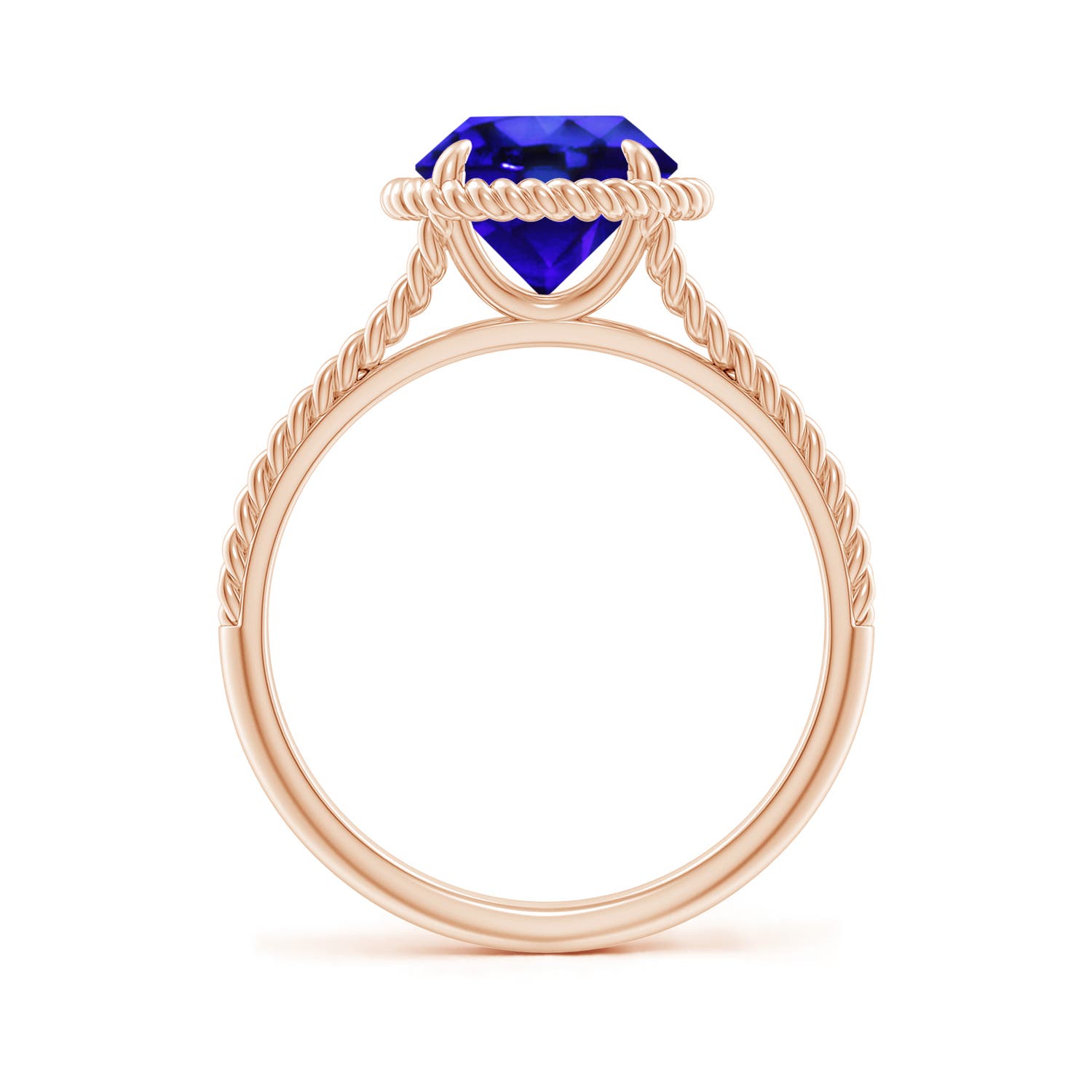 AAA - Tanzanite / 1.8 CT / 14 KT Rose Gold