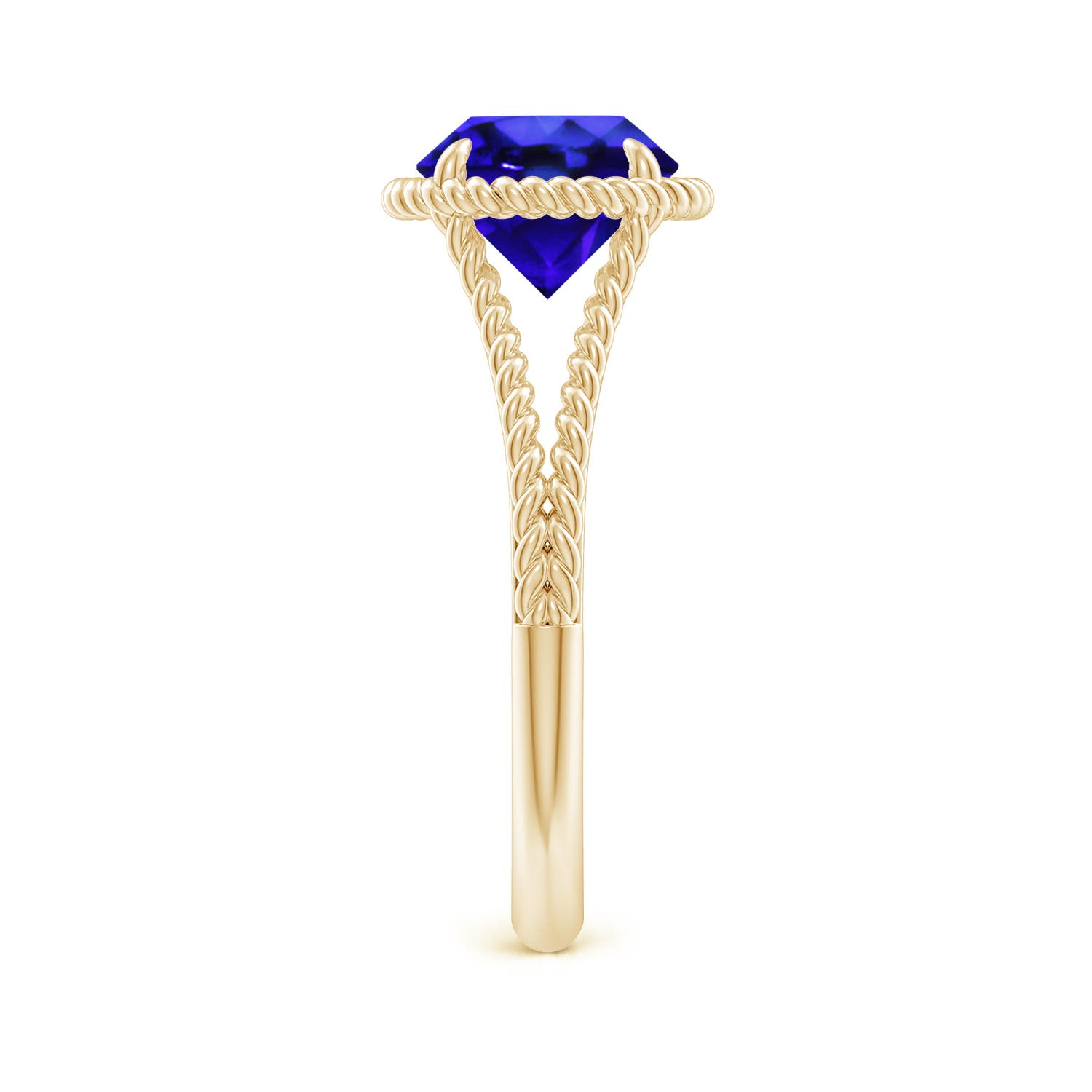 AAA - Tanzanite / 1.8 CT / 14 KT Yellow Gold