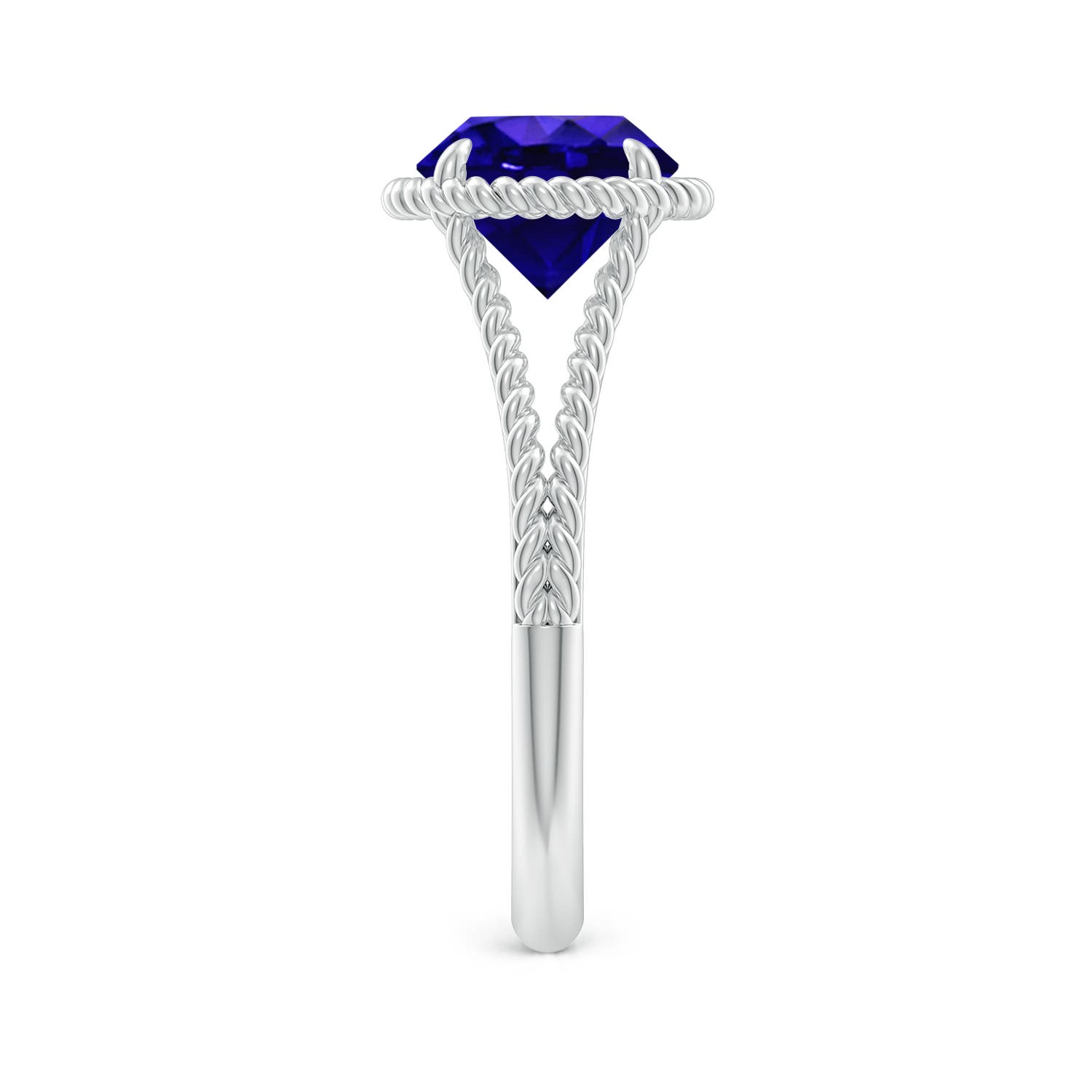 AAAA - Tanzanite / 1.8 CT / 14 KT White Gold