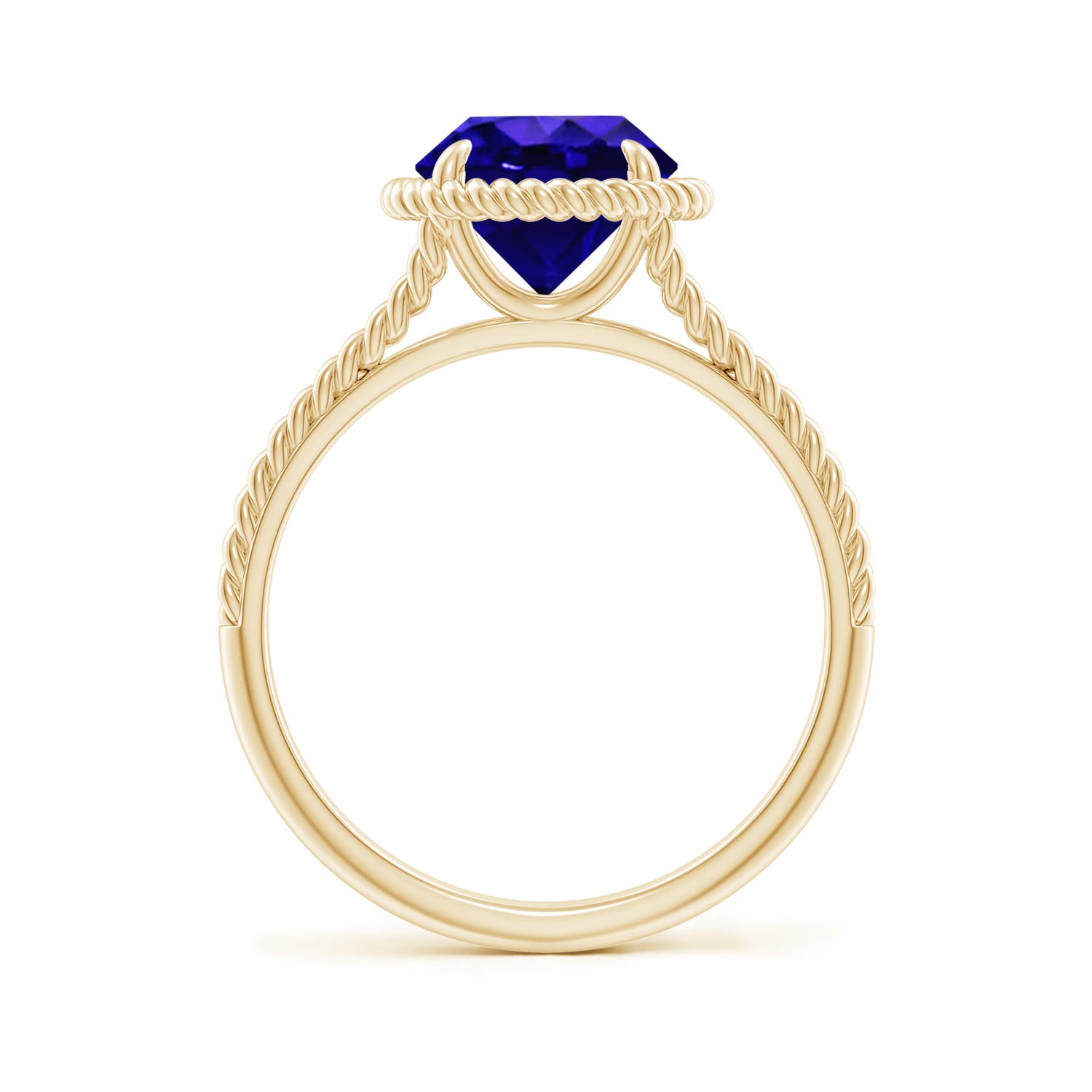 AAAA - Tanzanite / 1.8 CT / 14 KT Yellow Gold