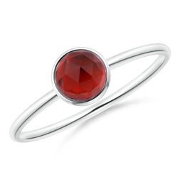 Solitaire Garnet Solitaire Rings