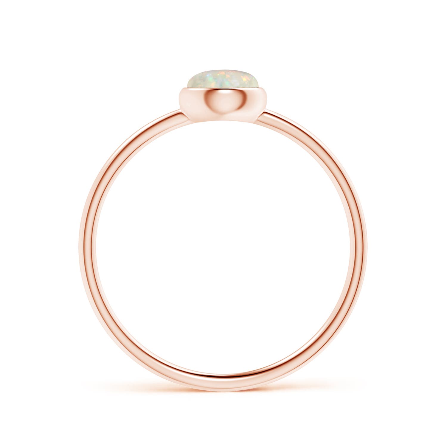 AAA - Opal / 0.33 CT / 14 KT Rose Gold