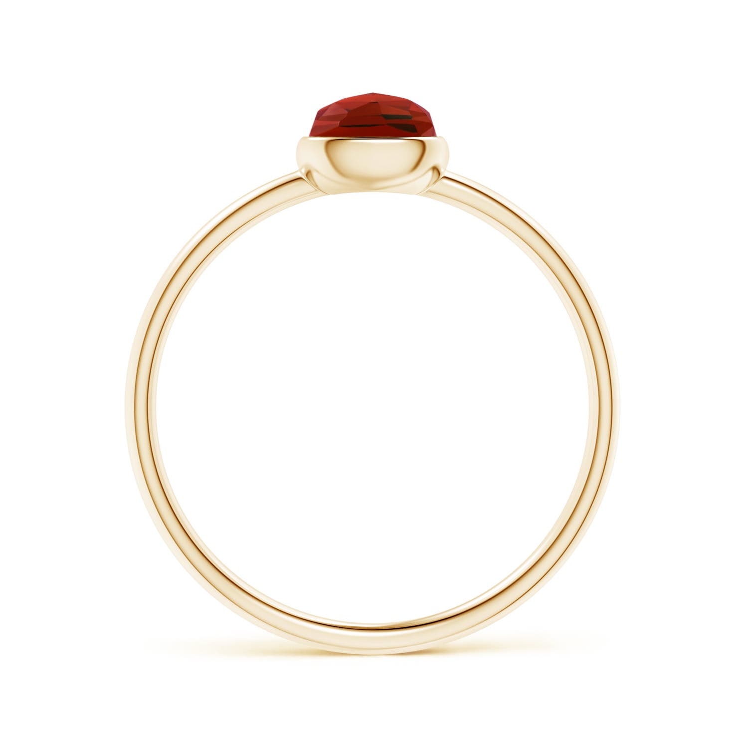 AAA - Garnet / 0.6 CT / 14 KT Yellow Gold