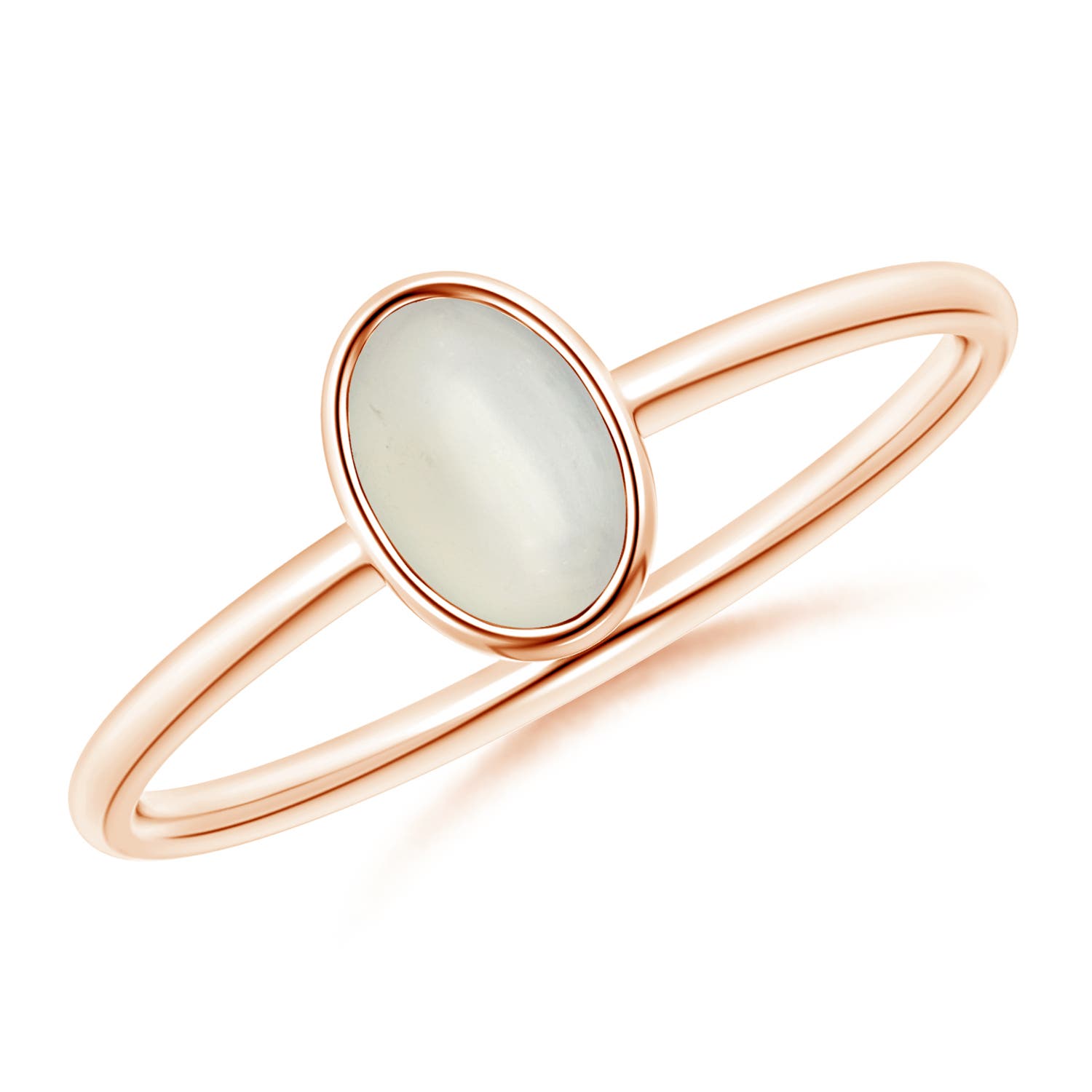 AAA - Moonstone / 0.37 CT / 14 KT Rose Gold